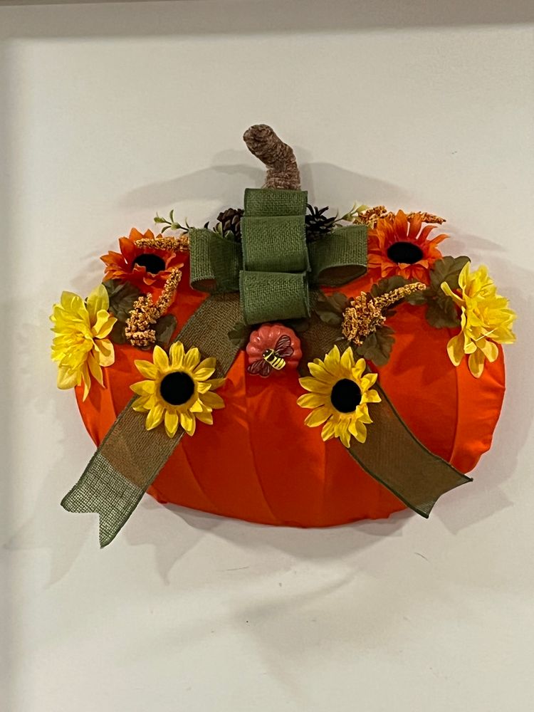 Fall Harvest Pumpkin Wreath